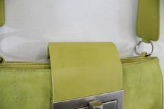Chanel Green Suede and maxi 2.55 Lock Bag