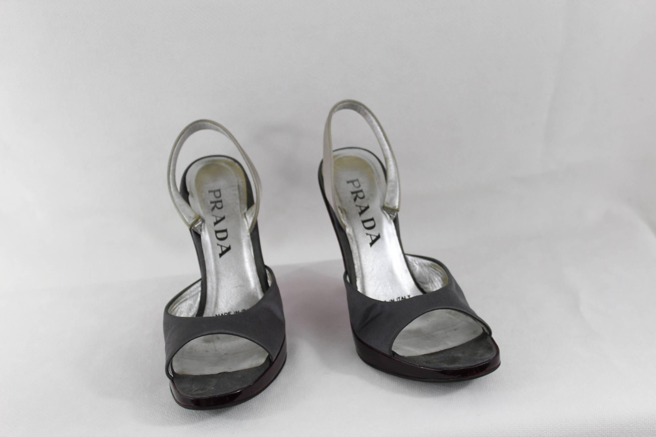 prada plexiglass heels