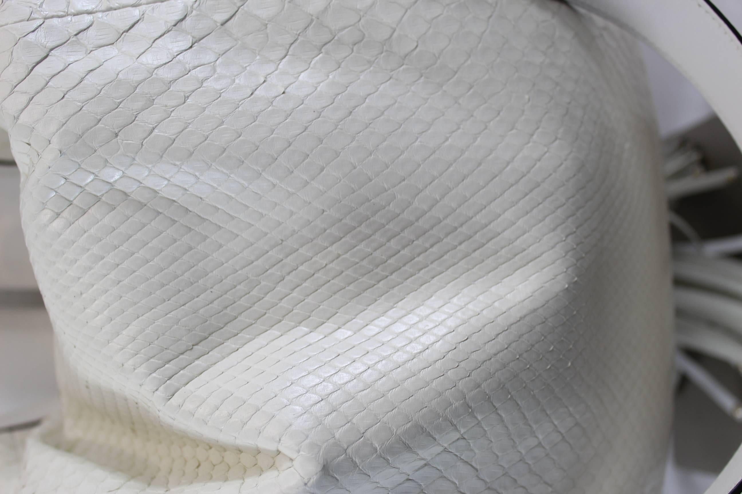 gucci white snake bag