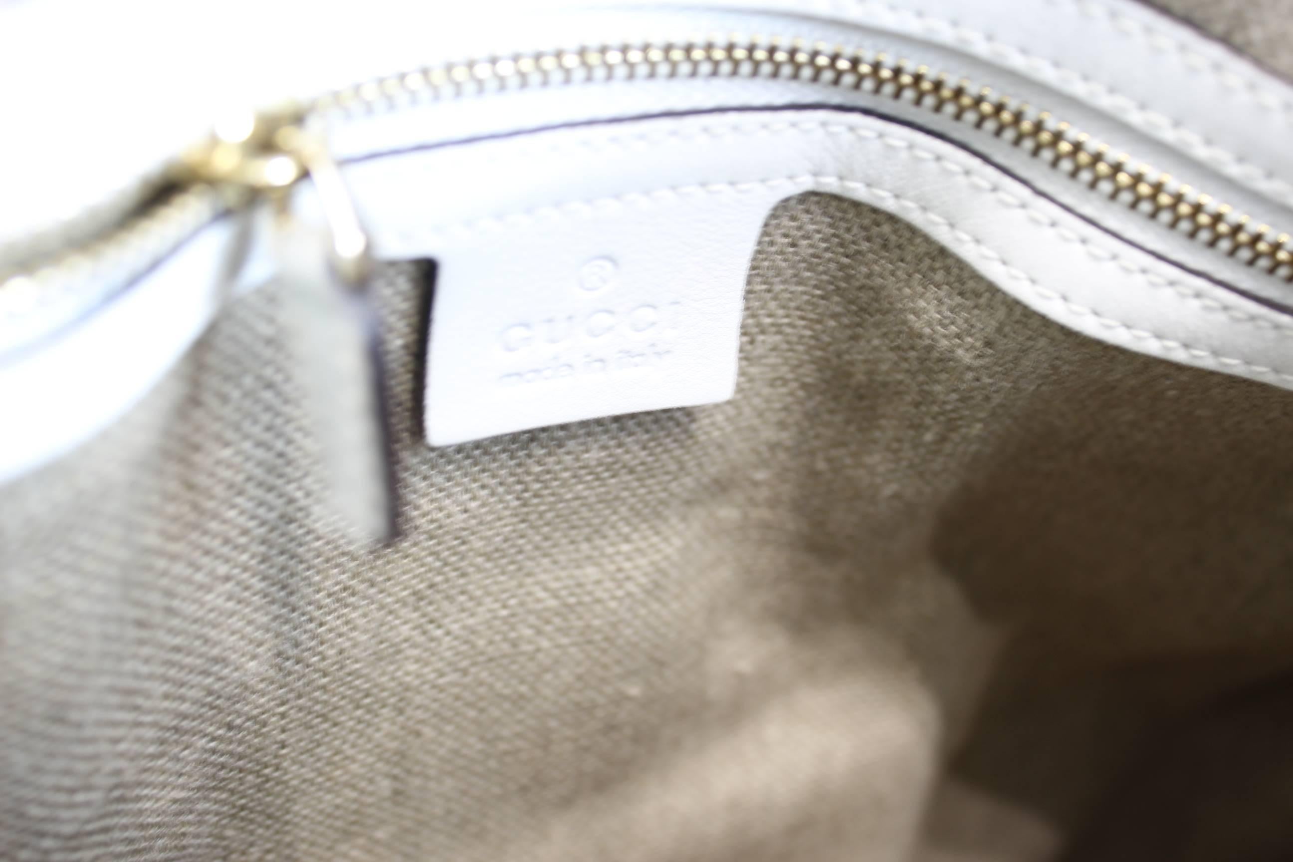 gucci snake bag white