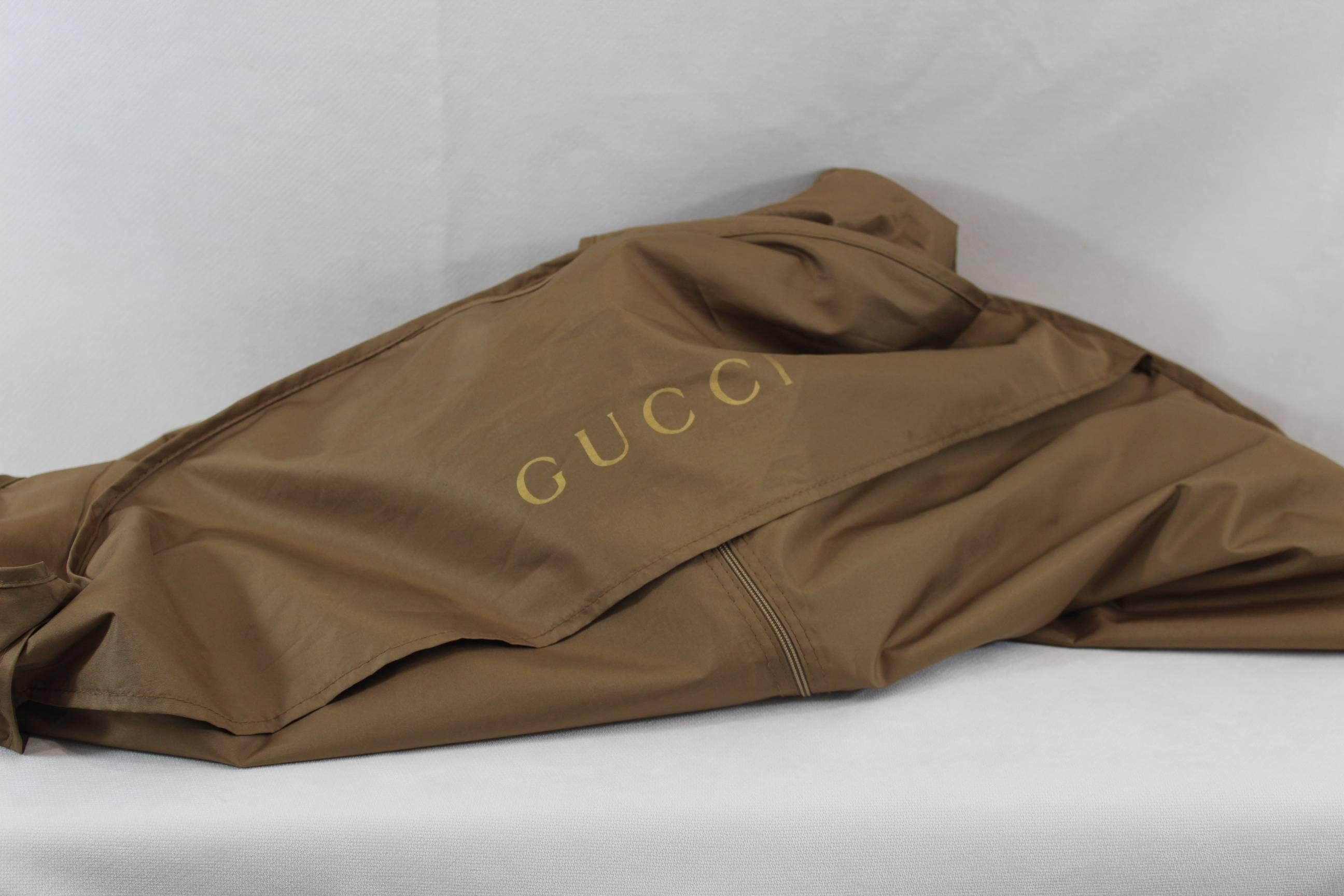 Amazing Men's Gucci Black Wool Jacket. Size Italian 46R In Excellent Condition In Paris, FR