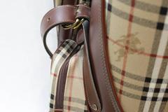 Vintage Burberry Check Pattern Golf Bag