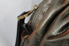 Fendi Bronwn and Orange Spy Bag With Rosehood Leather handle