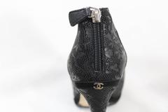 Chanel Flower Open Toe Ankle Boots. Size 7, 5