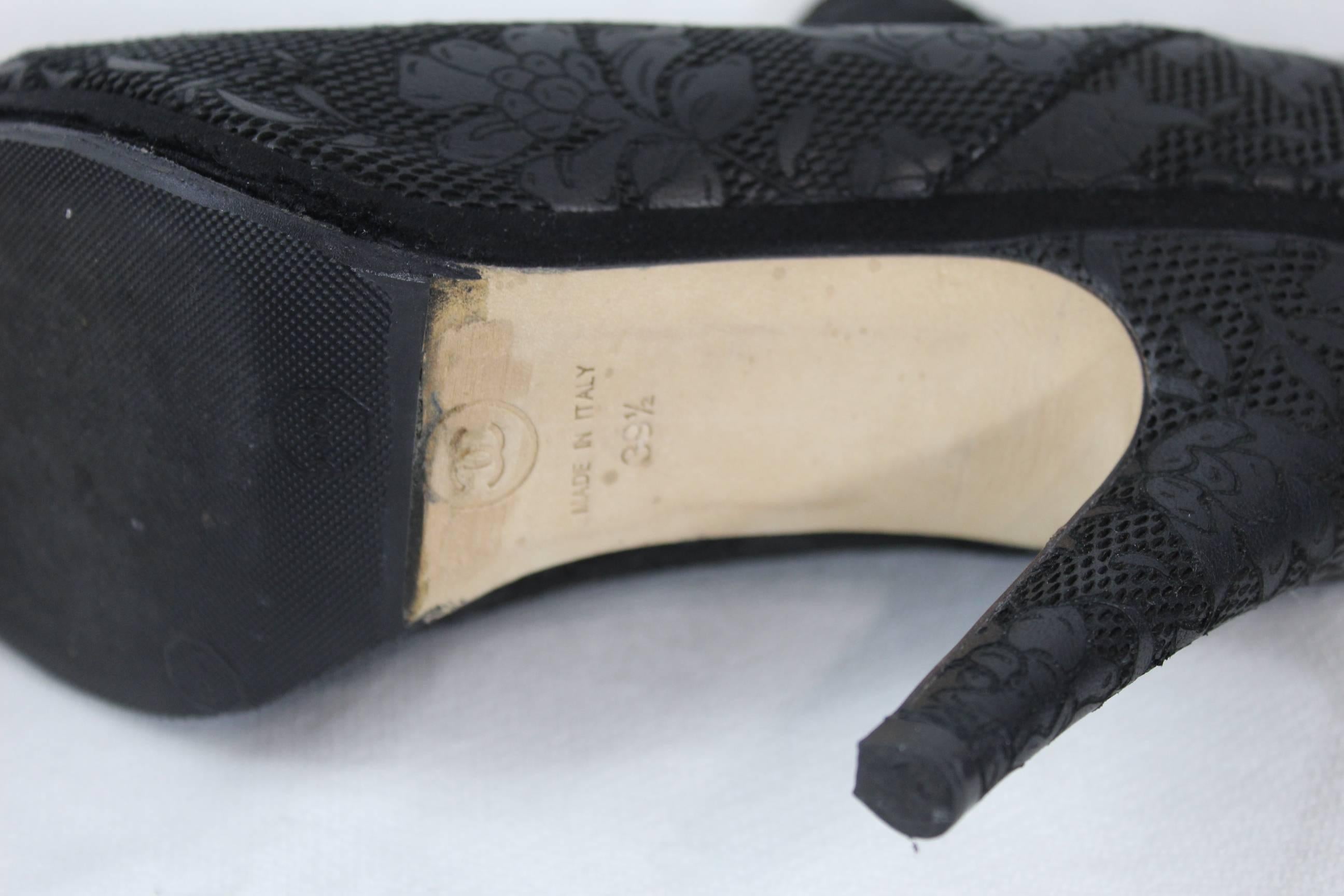 Women's Chanel Flower Open Toe Ankle Boots. Size 7, 5