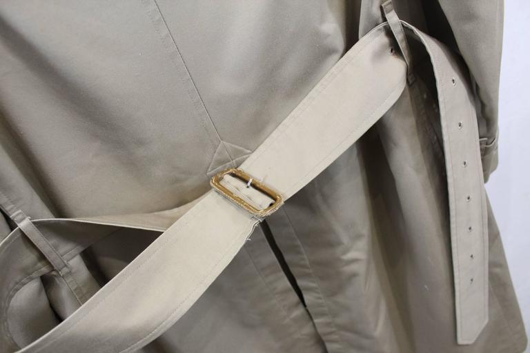 Burberry Vintage Check Trench / Rain Coat with Belt at 1stdibs