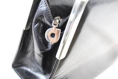 Vintage Black Patented Leather Charles Jourdan Bag