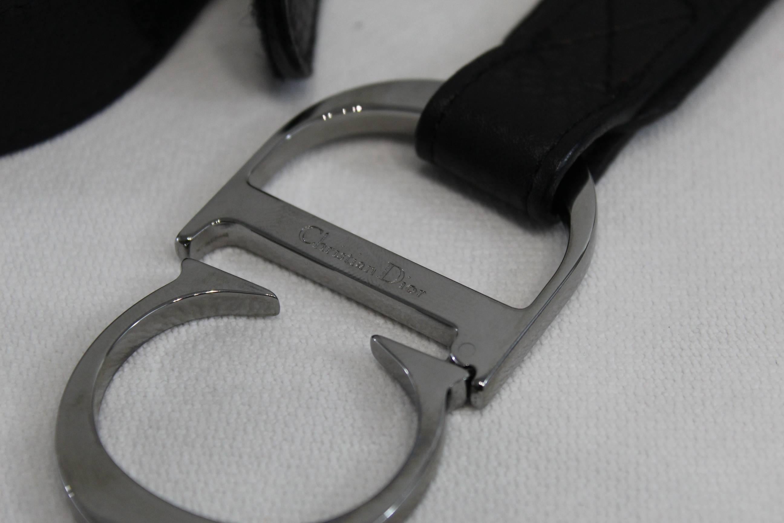 Christian Dior Vintage Stainlees steel belt In Excellent Condition In Paris, FR