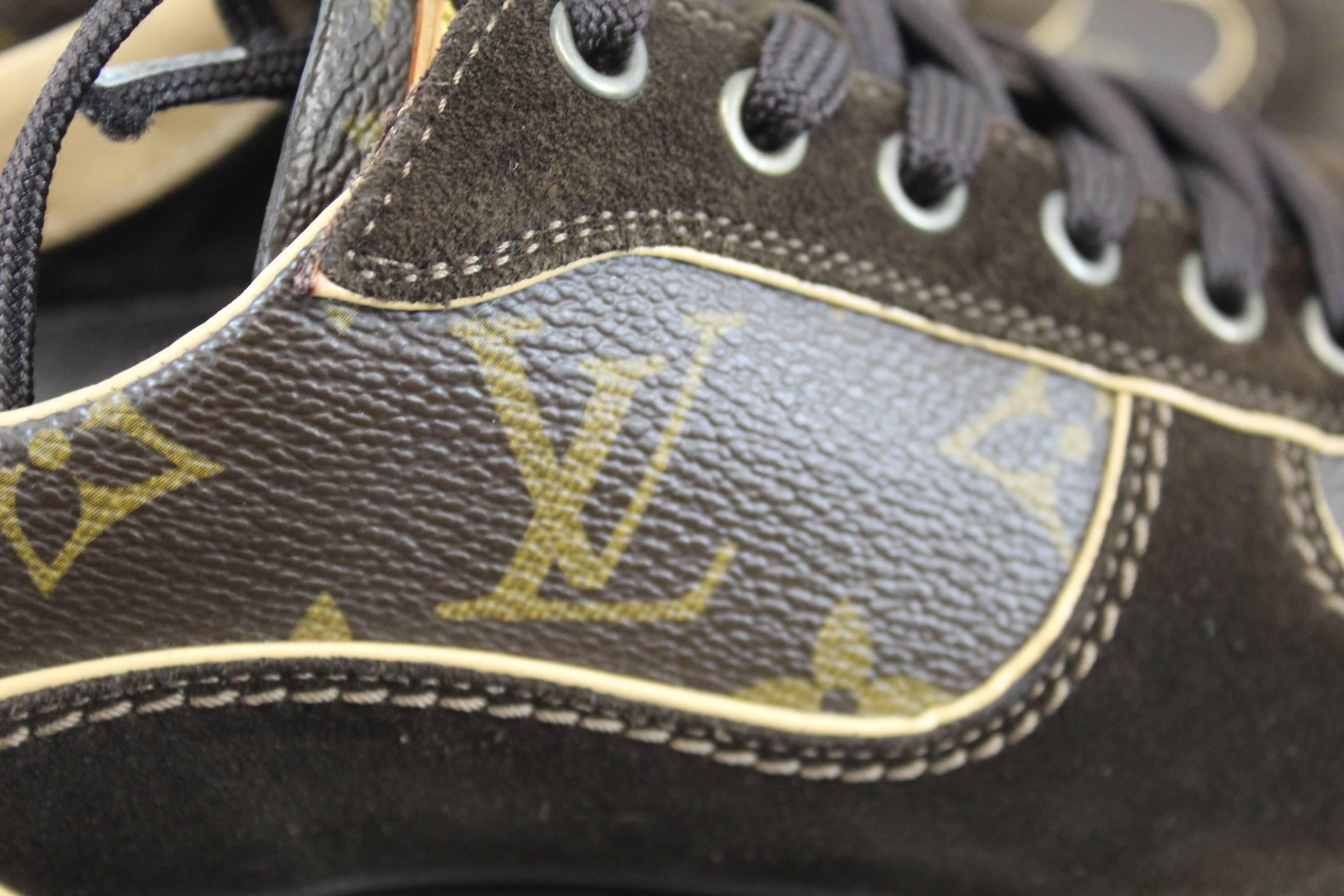 Black Louis Vuitton Monogram Basket / sneakers Size 34 (US 3)