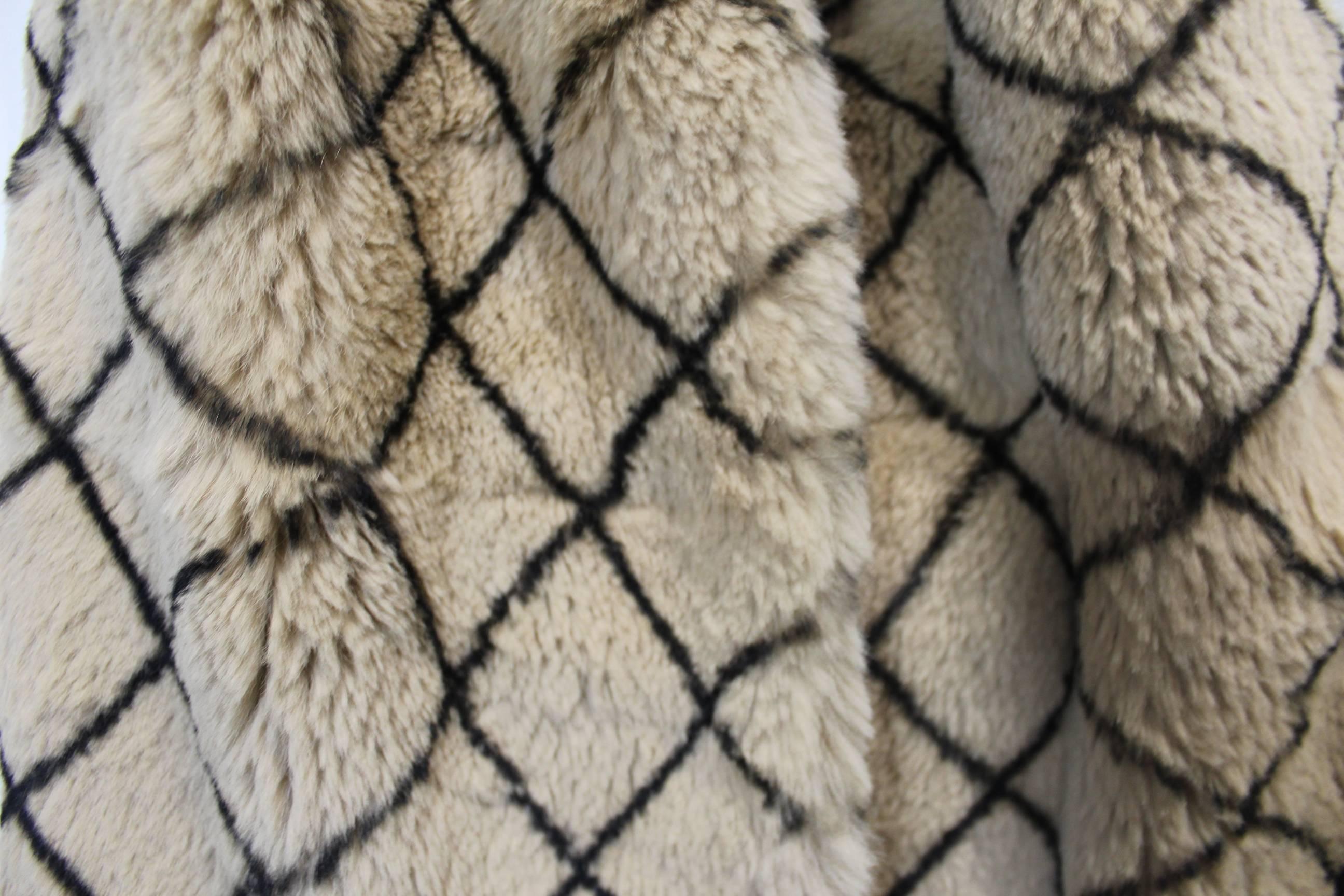 Brown Awesome Chanel Fur Orylag Rabbit Scarf 