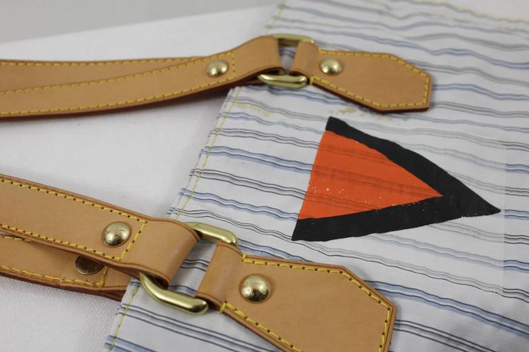 Louis Vuitton Limited Edition Sailing Canvas Bag For Sale at 1stDibs