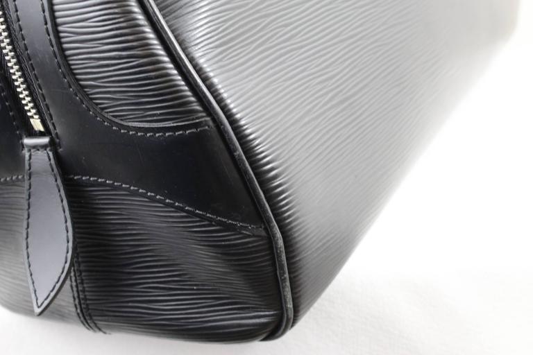 Louis Vuitton Black Epi Leather Montaigne Bowling Bag at 1stdibs