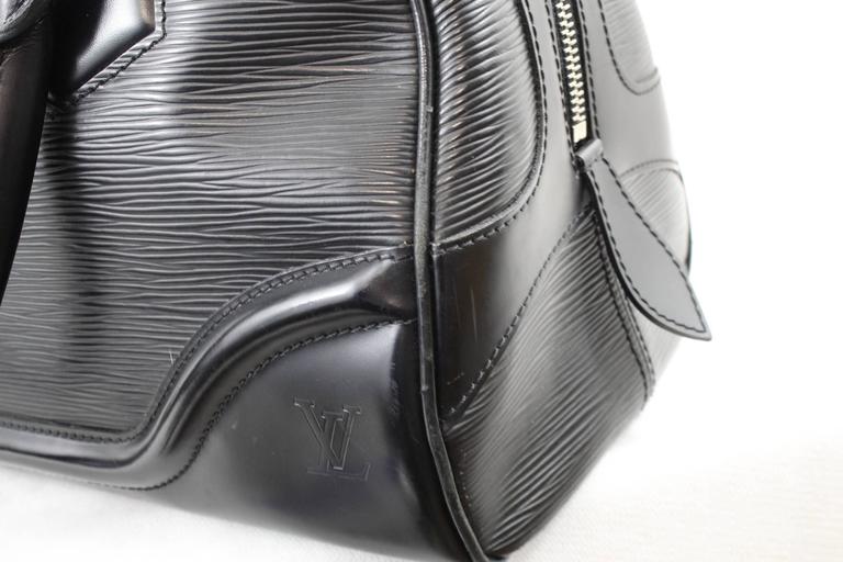 Louis Vuitton Black Epi Leather Montaigne Bowling Bag at 1stdibs