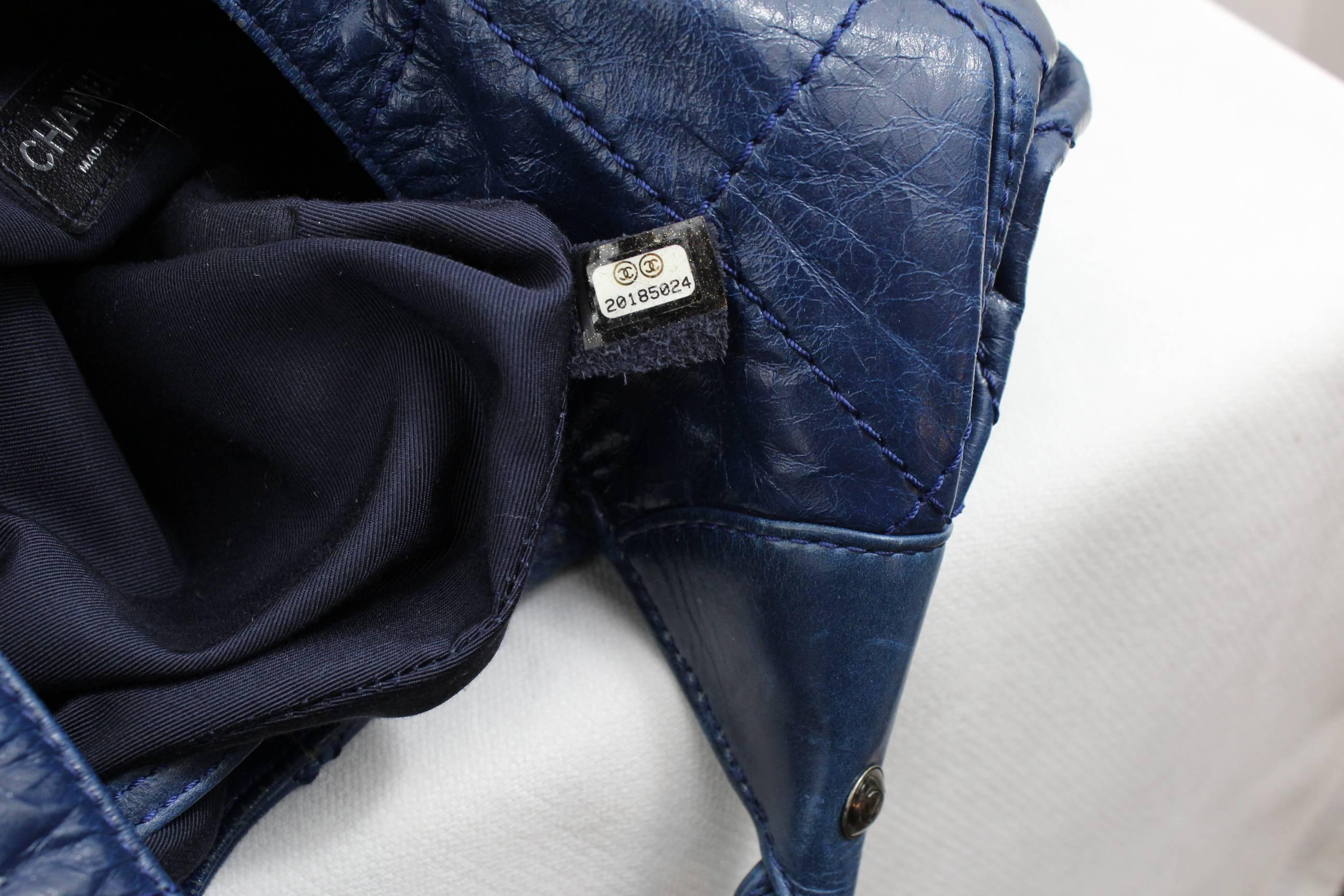 2015 Chanel Blue Shoulder Bag 2