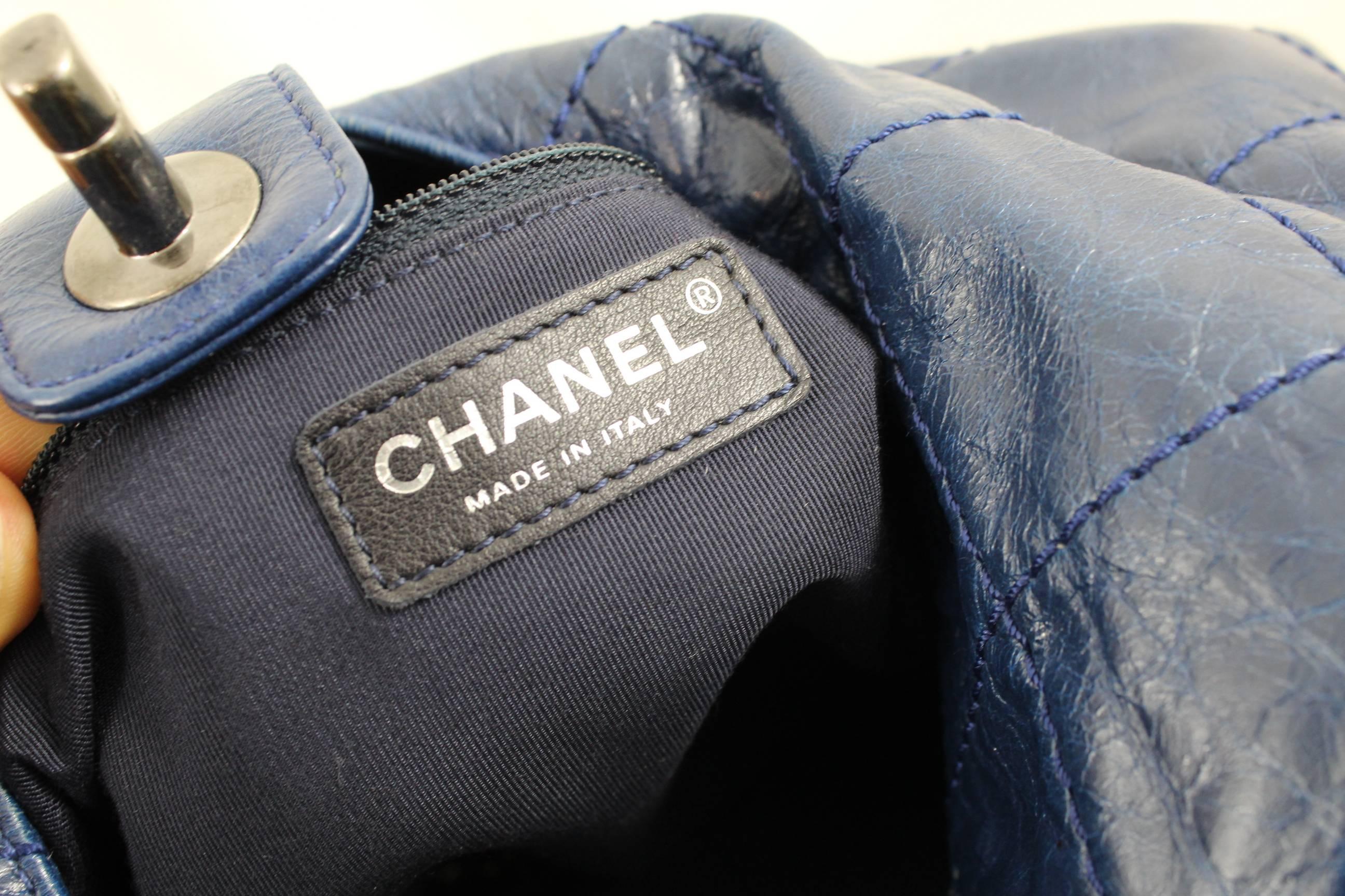 2015 Chanel Blue Shoulder Bag 1
