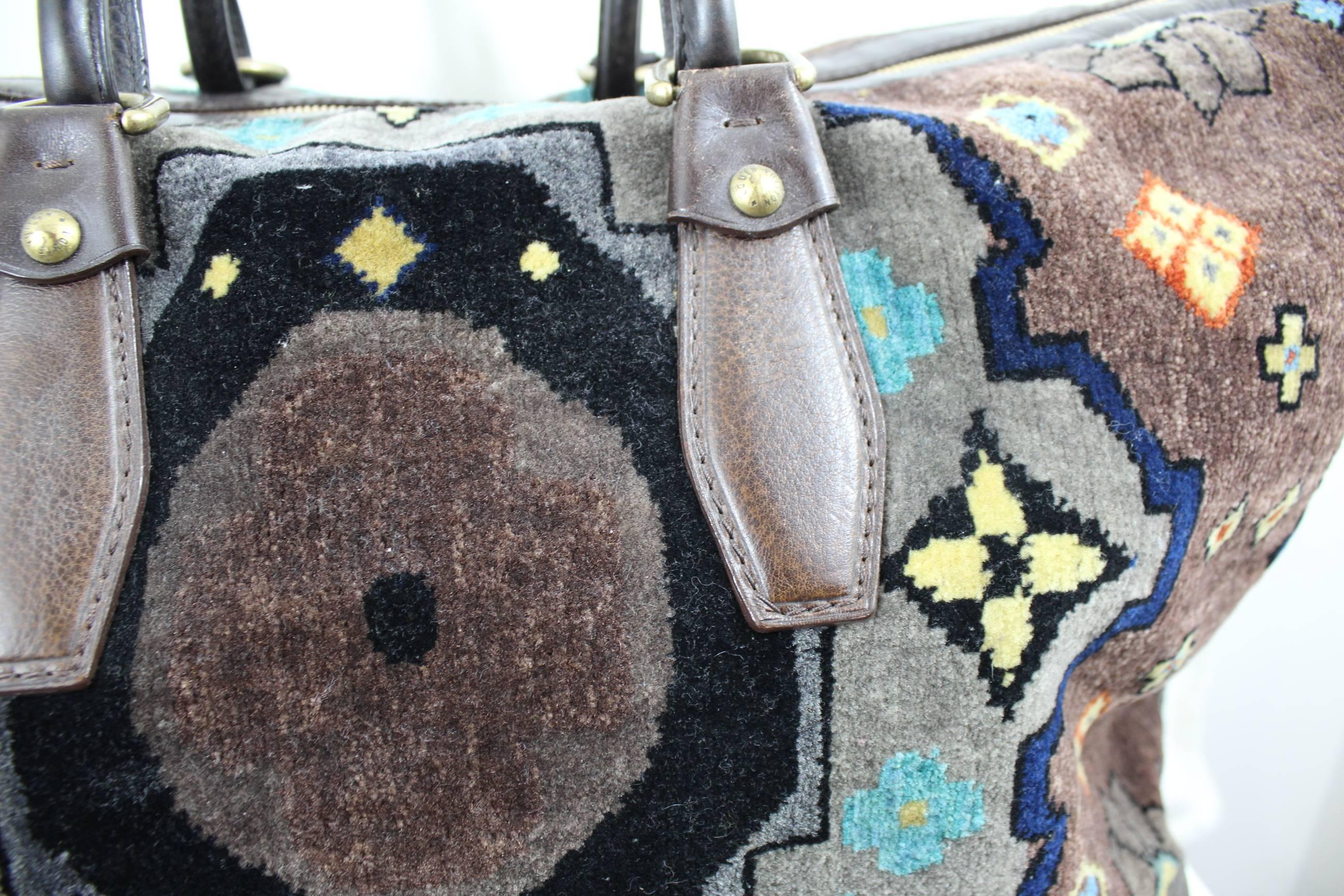 Seltene Sammler Louis Vuitton 2005 Vaslav Teppichtasche im Zustand „Gut“ in Paris, FR