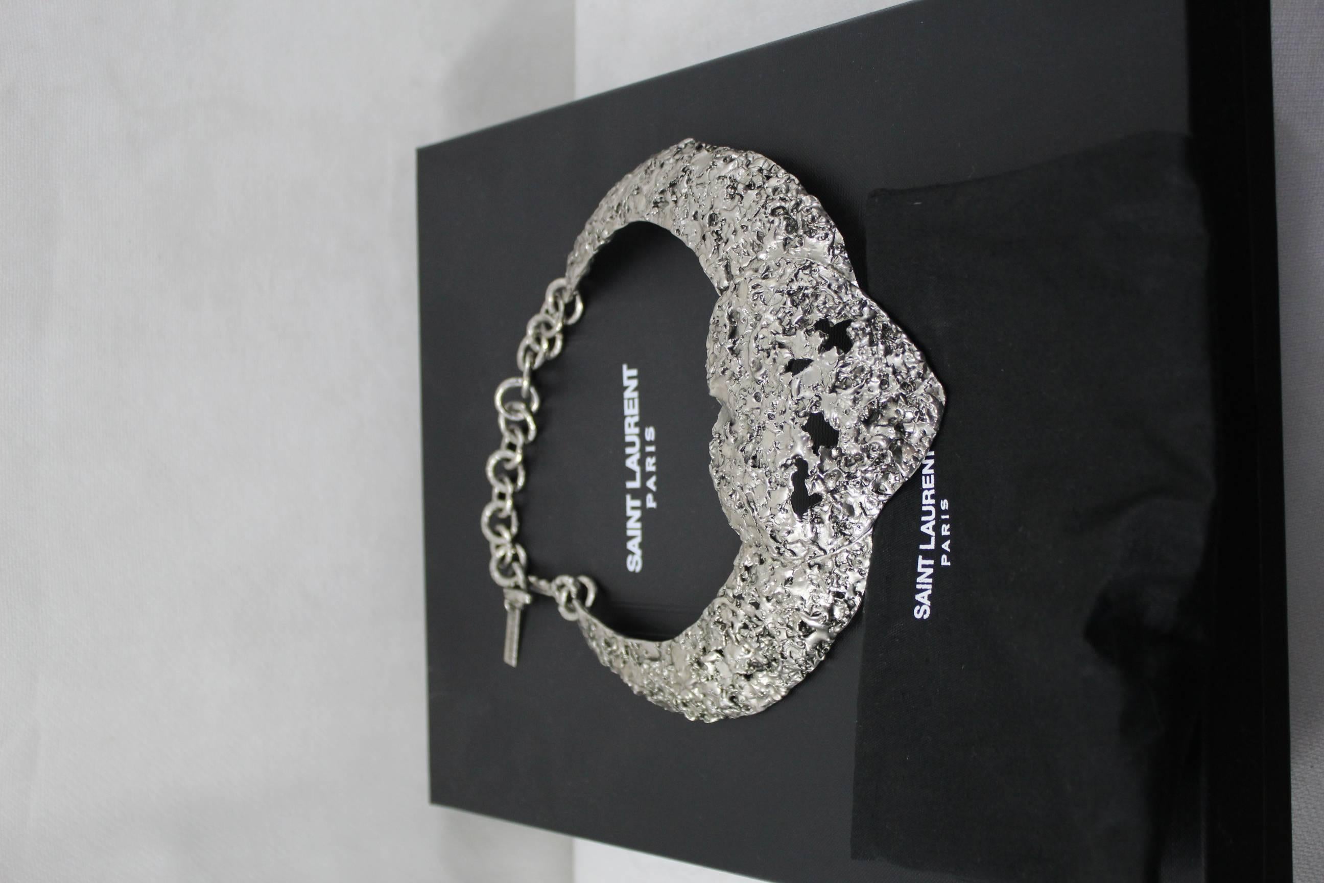 Amazing Yves saint Laurent par Stefano Pilati heart shape Necklace For Sale 1