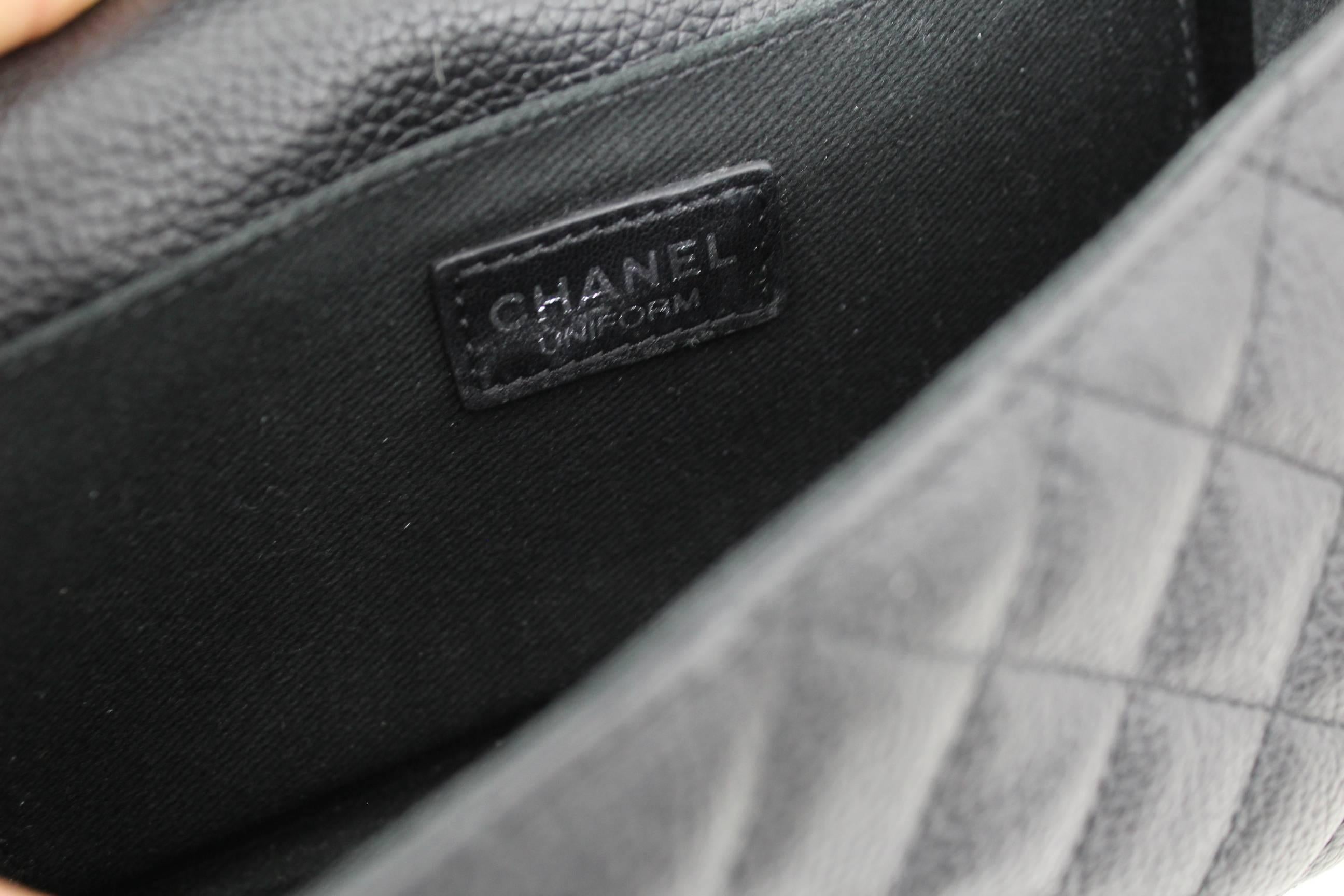 Chanel Uniform Grained Leather 2.55 Beltbag. Adjustable Belt In Good Condition In Paris, FR