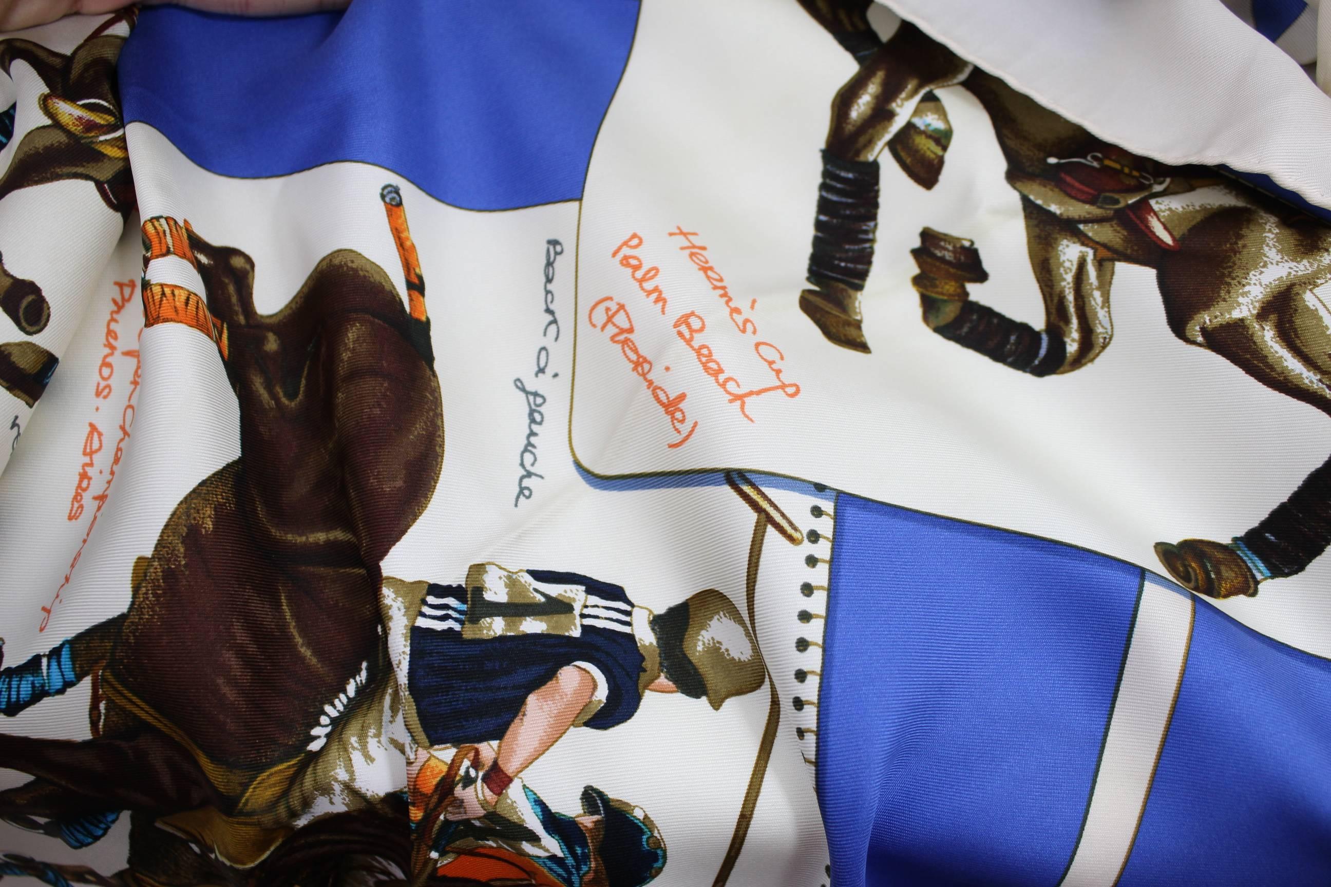 Lovely Hard to find Hermes Silk Scarf 