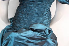 Gorgeous 1989 Loris Azzaro Vintage "Frivole" Green Dress / Gown