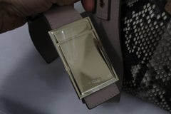 New never used Chloe  Baylee bag in Leather and Snake