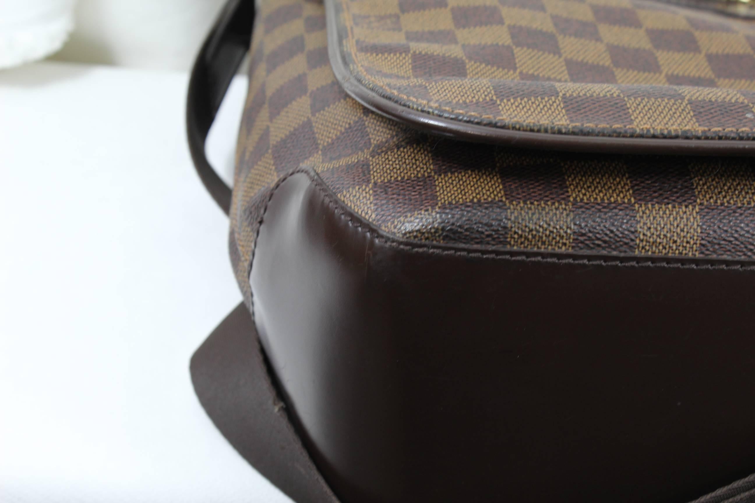 Black Louis Vuitton Damier Eeben Spencer Crossbody Bag / Briefcase For Sale