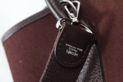 Hermes Garden Party PM Bag Canvas and Leather with Shoulder Strap