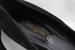 Black Louis Vuitton Passy High Hell Shoes. Size 39.5 FR