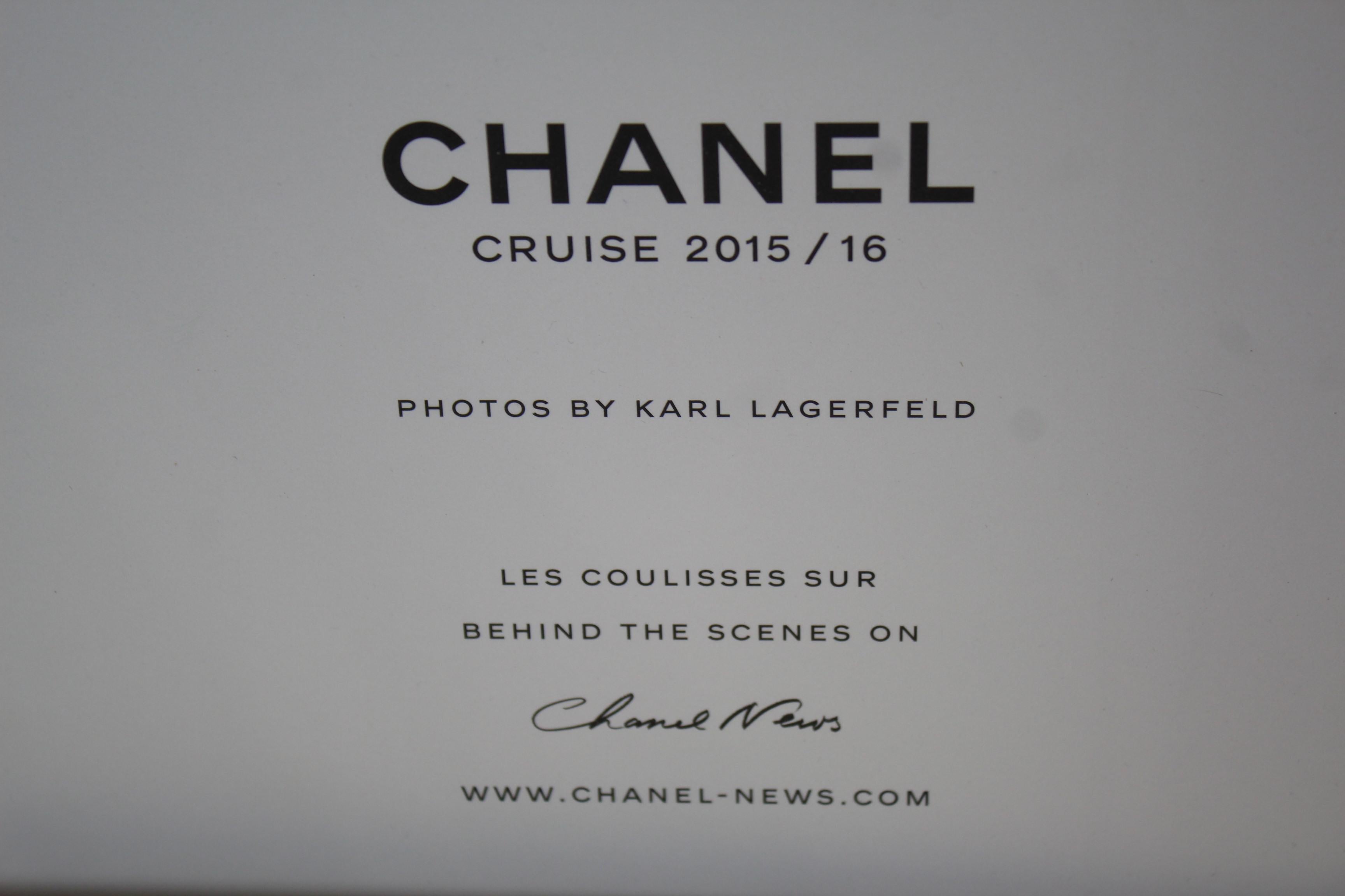 Chanel Wood Fashion Impressionism Bag / Case. Kit 2015 Cruise Collection In Good Condition In Paris, FR