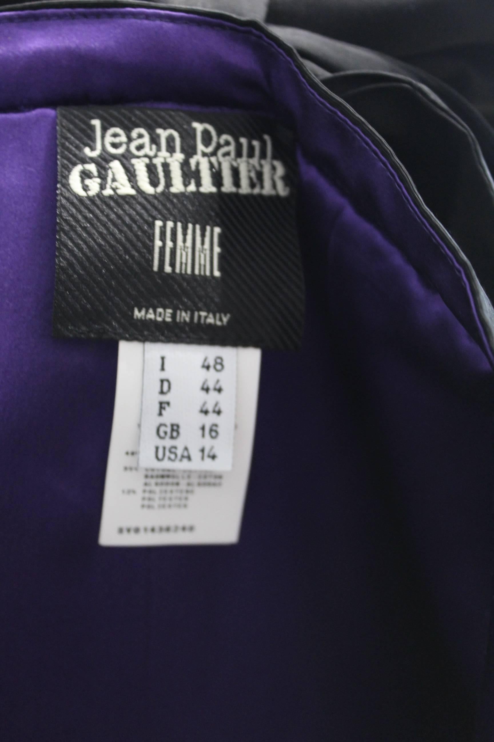 Women's Jean Paul Gaultier Back Ribbon Skirt. Size 14 (44)