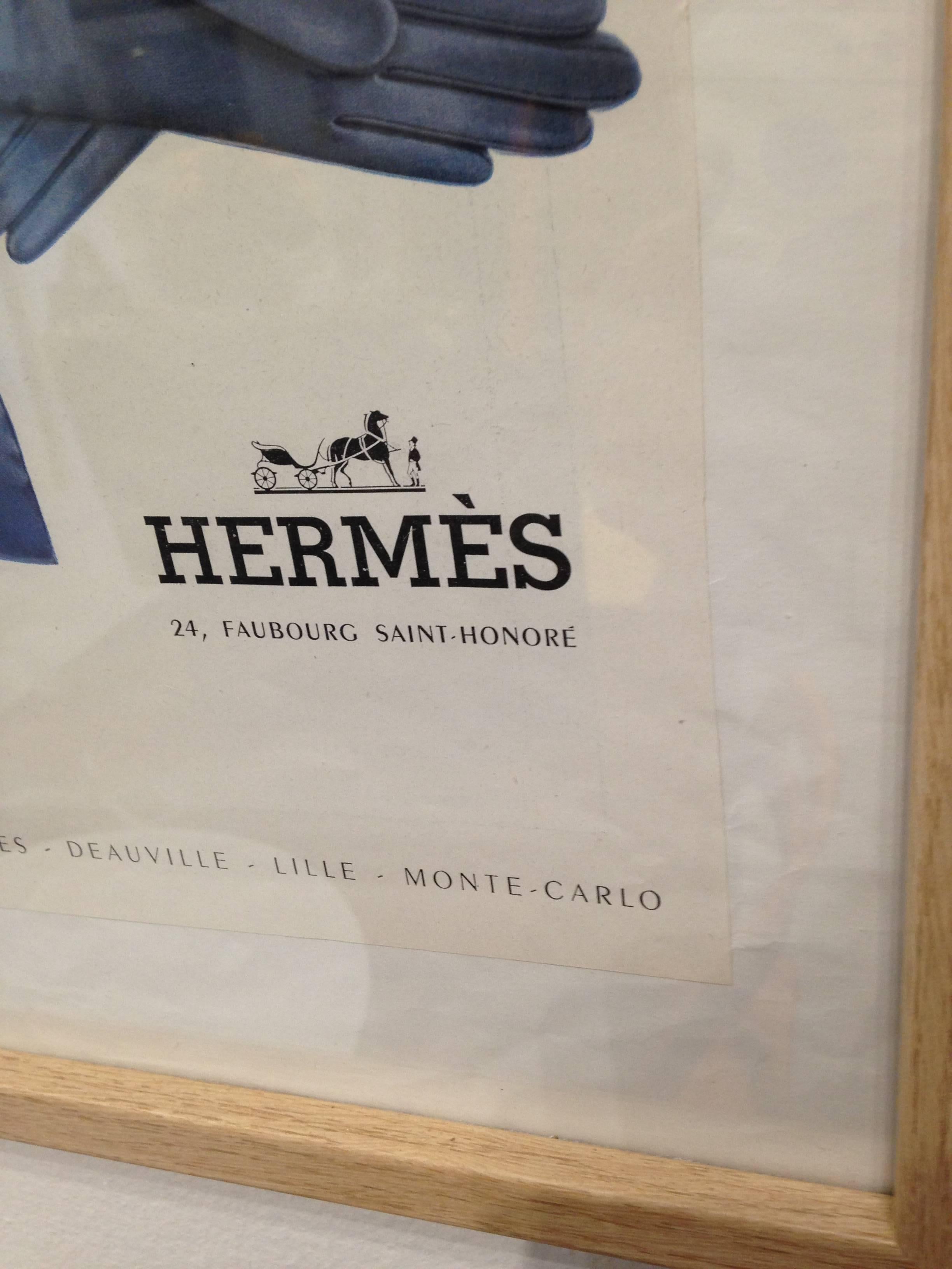 For collector, perfect for your dressing, old adverting from Hermes from a french magazine.

It is sold framed.

Size aprox: 12