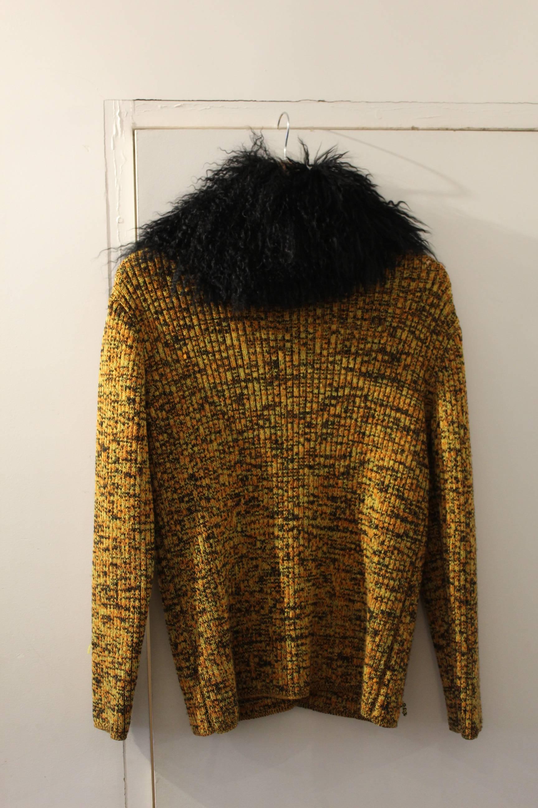 Yves Saint Laurent Wool and Mohair Pullover In Excellent Condition For Sale In Paris, FR