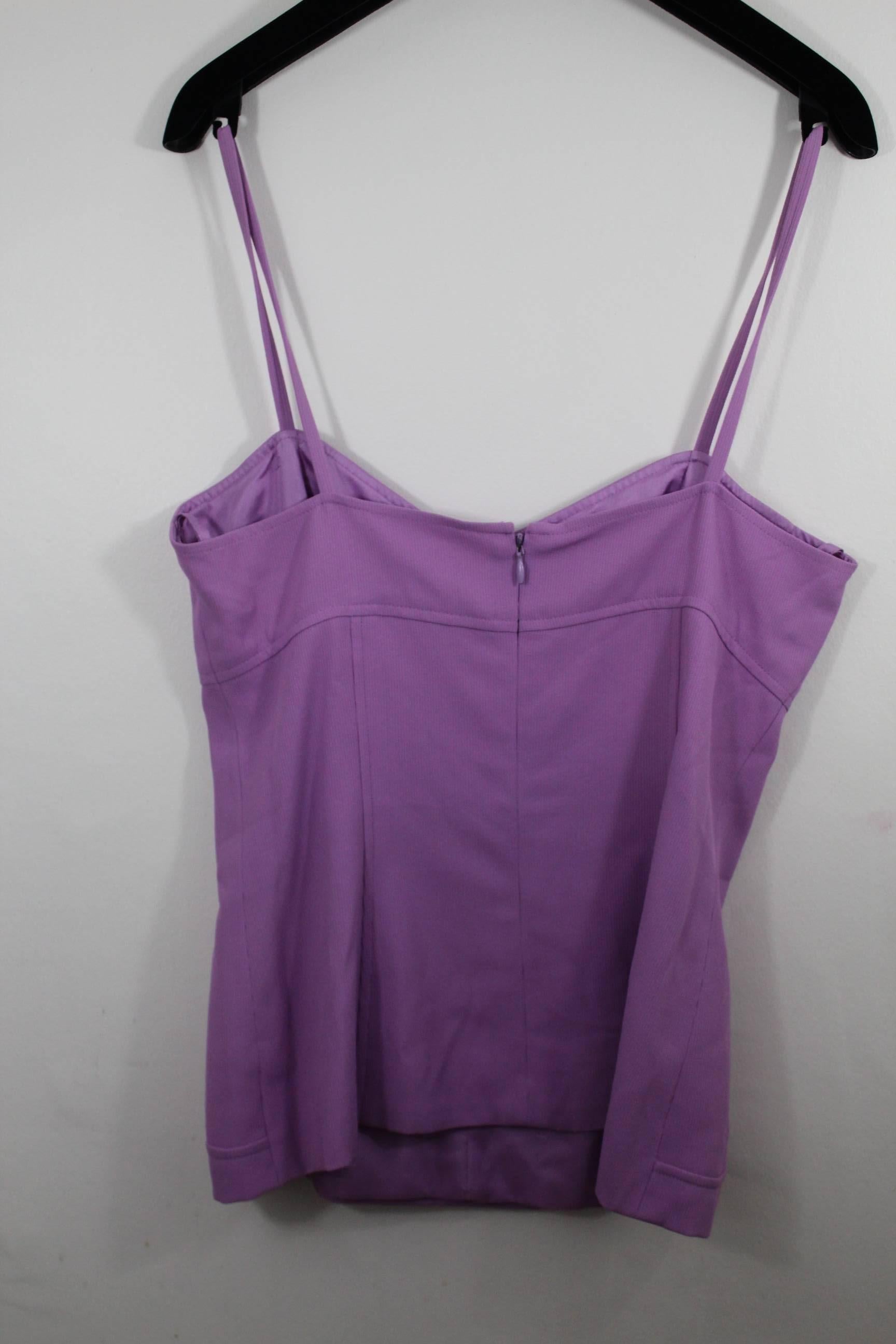 1997 Chenl Purple Top In Excellent Condition For Sale In Paris, FR