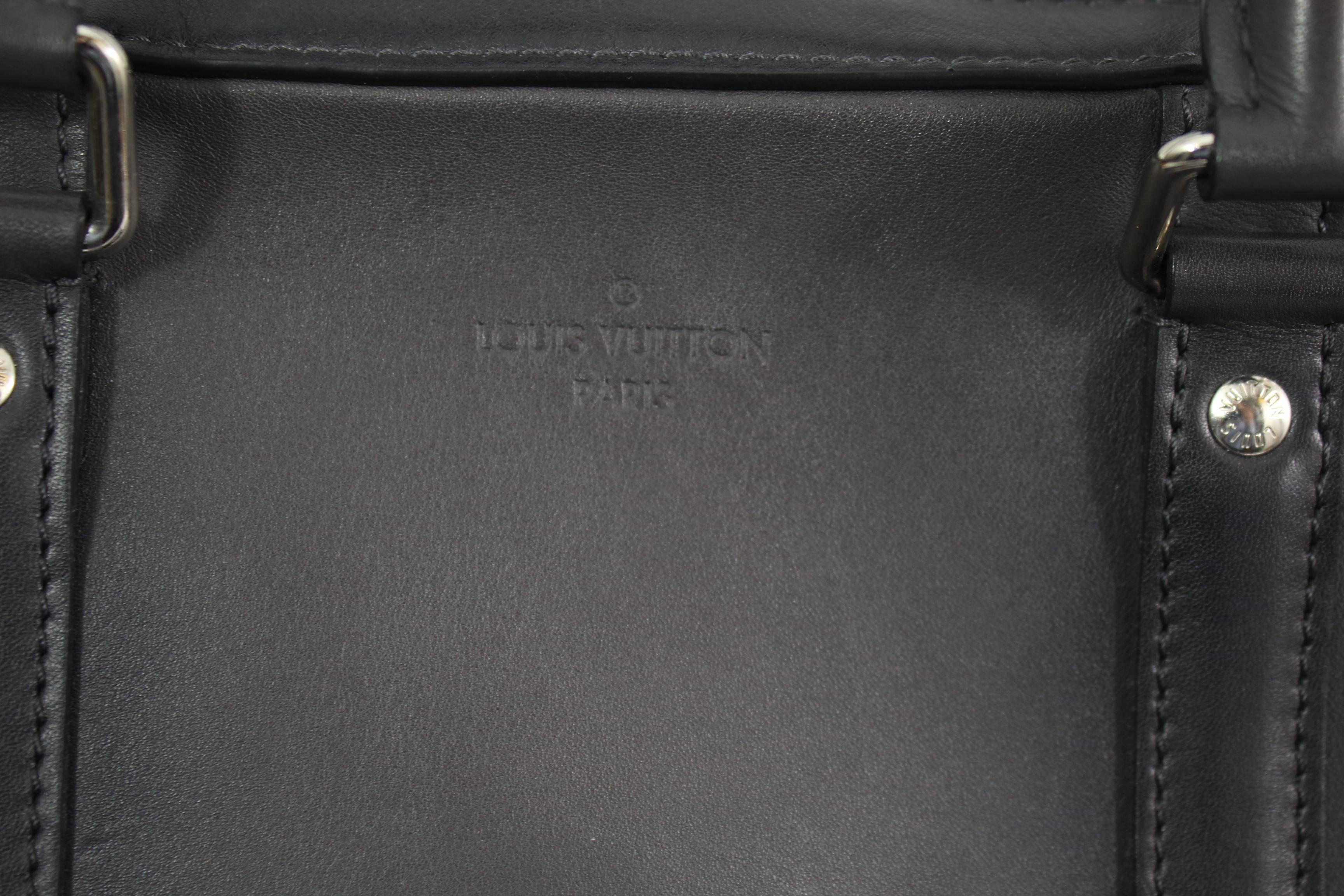Louis Vuitton Ombré Leather Briefcase  In Good Condition In Paris, FR