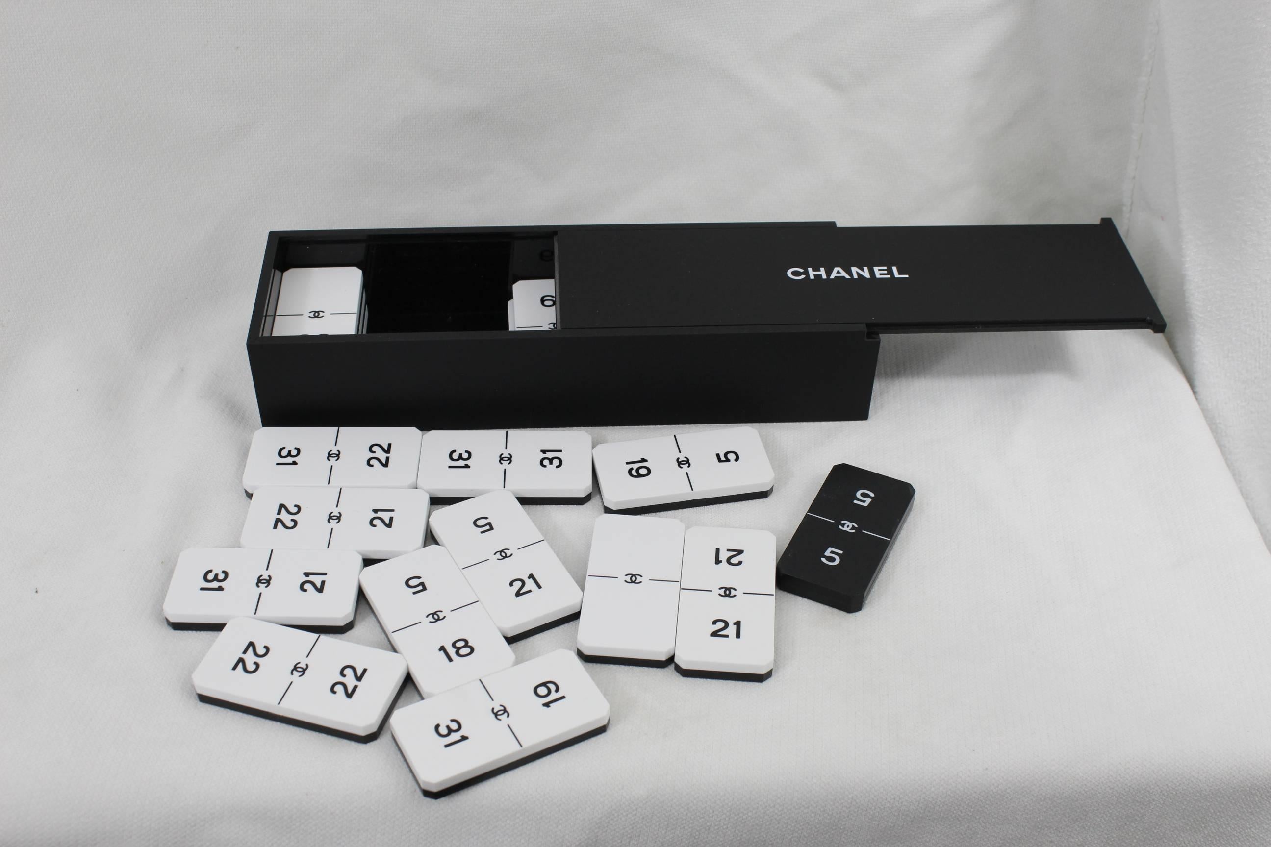 New never used Chanel Vip Gift Domino set

In rigid Chanel box

