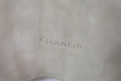 Chanel Wide Brown Leather Belt / Corset. Size 80-85