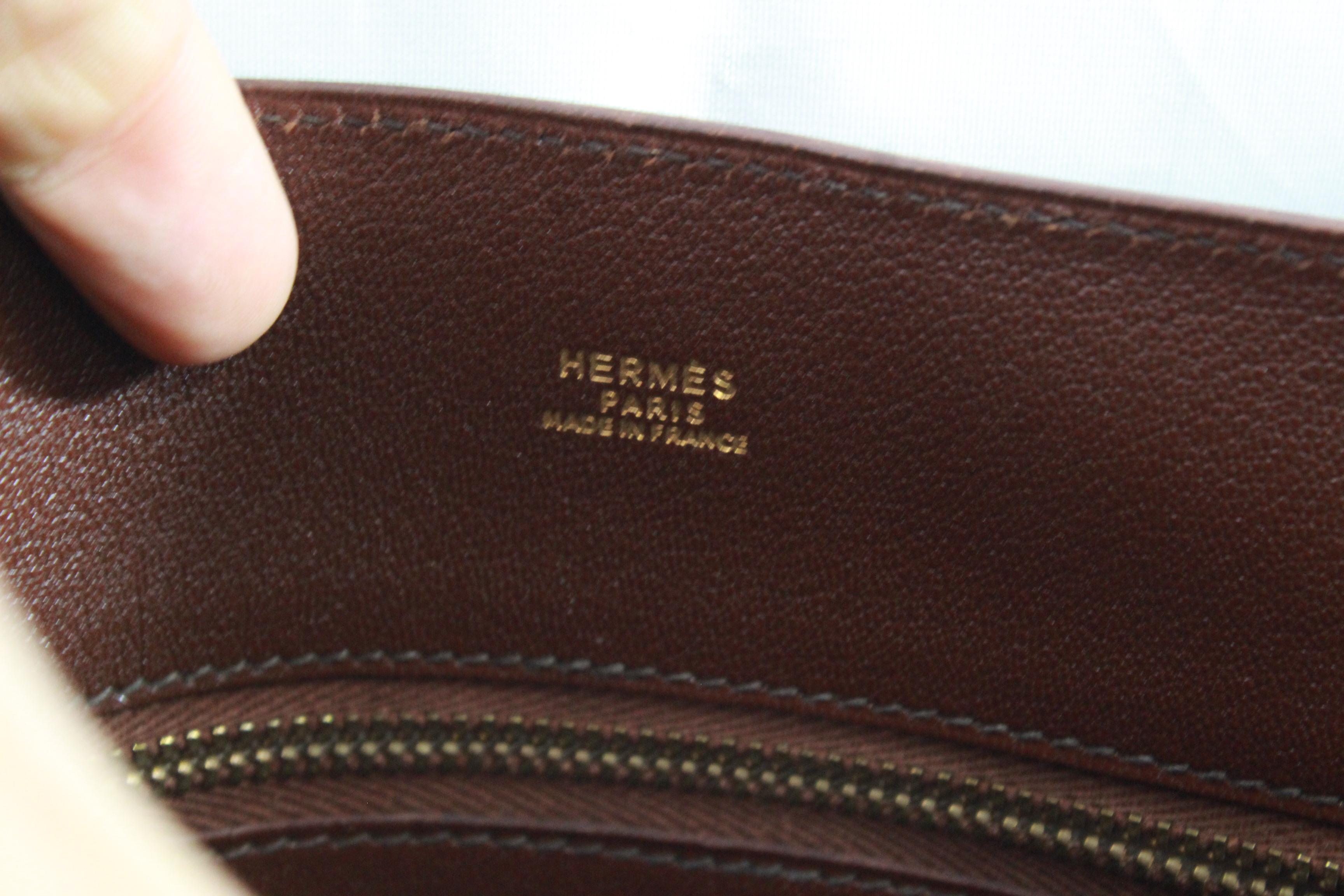 1994 Vintage Hermes Cadenas Lock Vintage Brown Bag In Good Condition In Paris, FR
