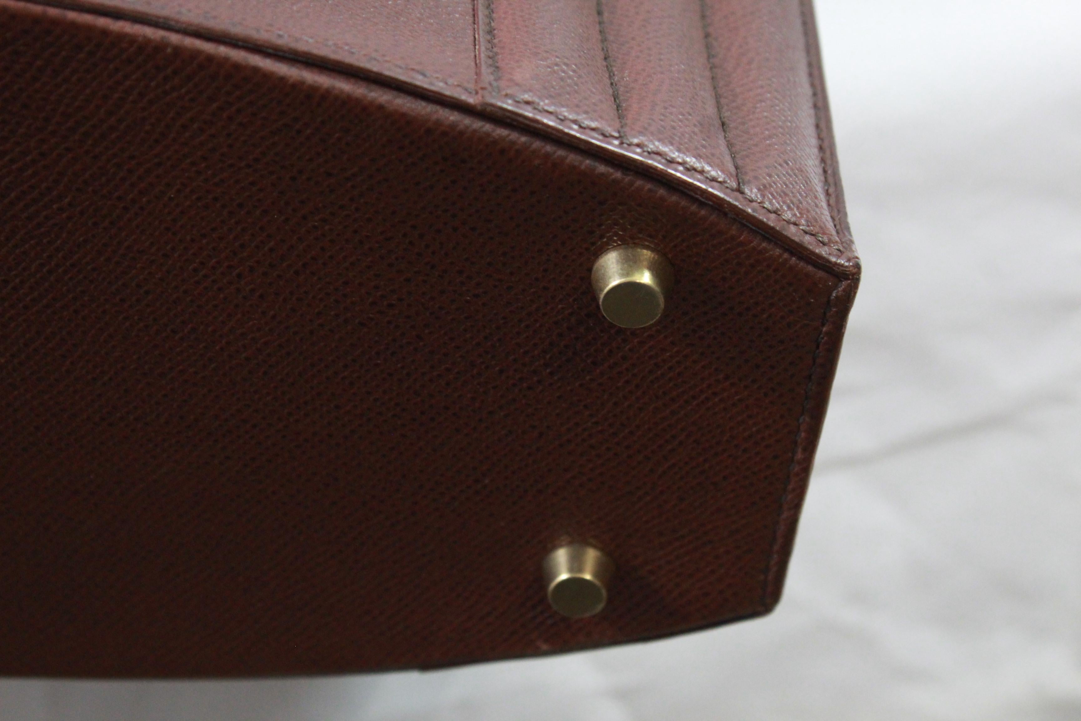 1994 Vintage Hermes Cadenas Lock Vintage Brown Bag 1