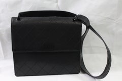 1998 Chanel All Black Shoulder Bag