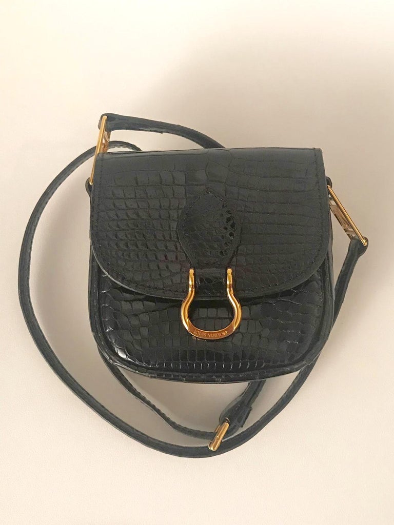Louis Vuitton Black Epi Leather Saint Cloud Bag at 1stDibs