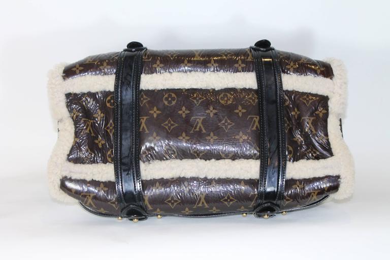 2007 Louis Vuitton Limited Edition Shearling Storm Bag For Sale at 1stdibs