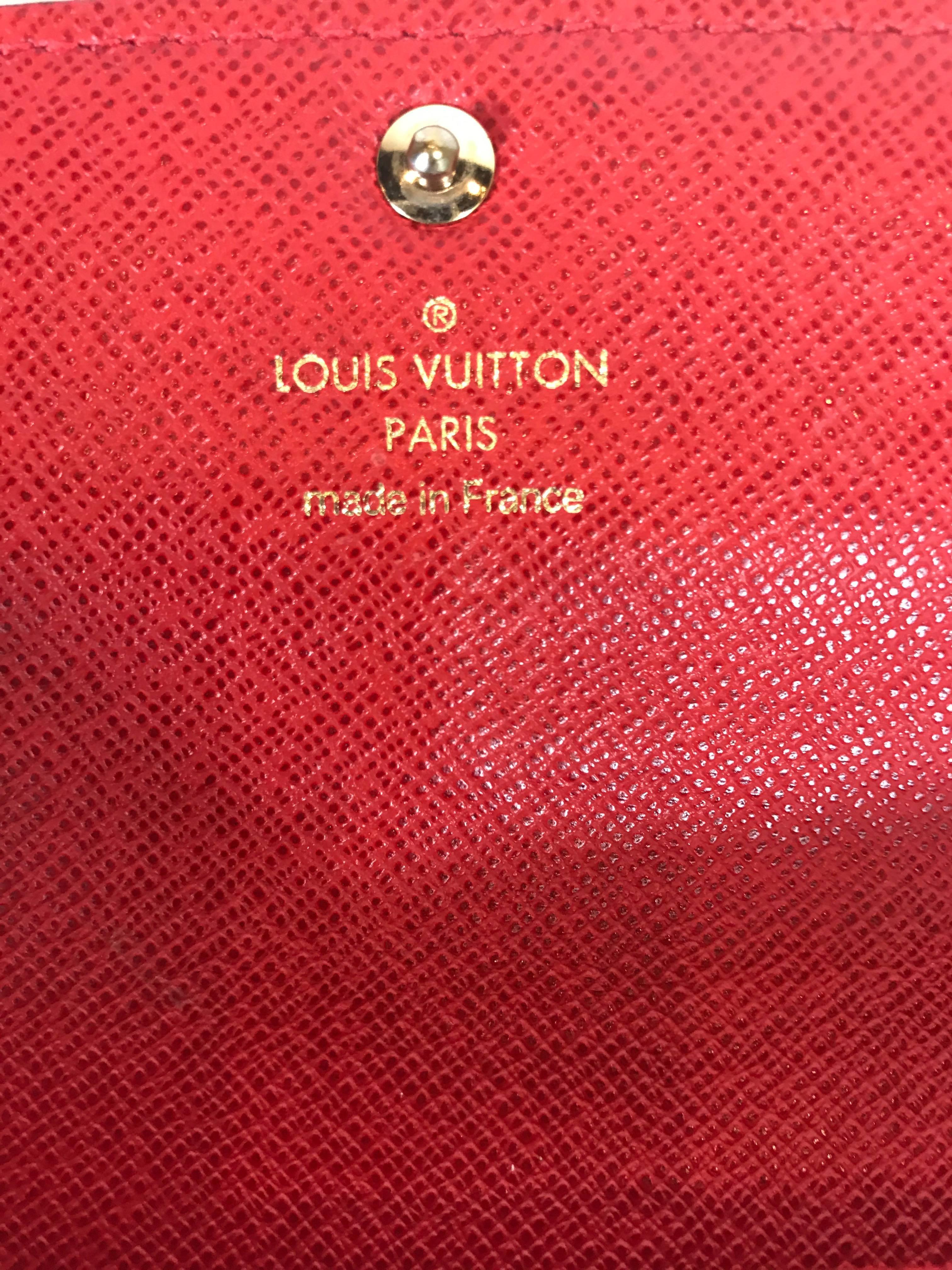 Women's or Men's Louis Vuitton Limited Edition Groom Sarah Wallet