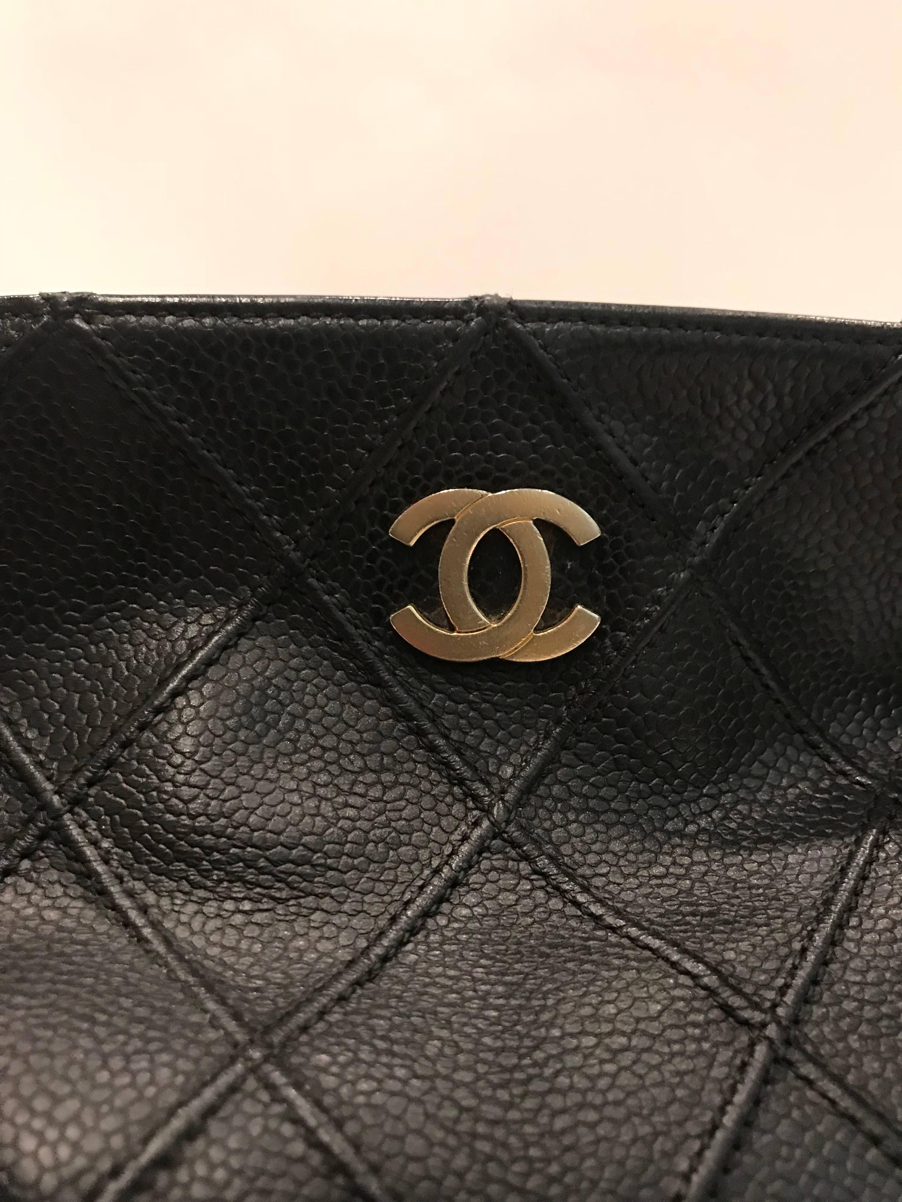 Chanel Small Quilted Tote In Good Condition In Roslyn, NY
