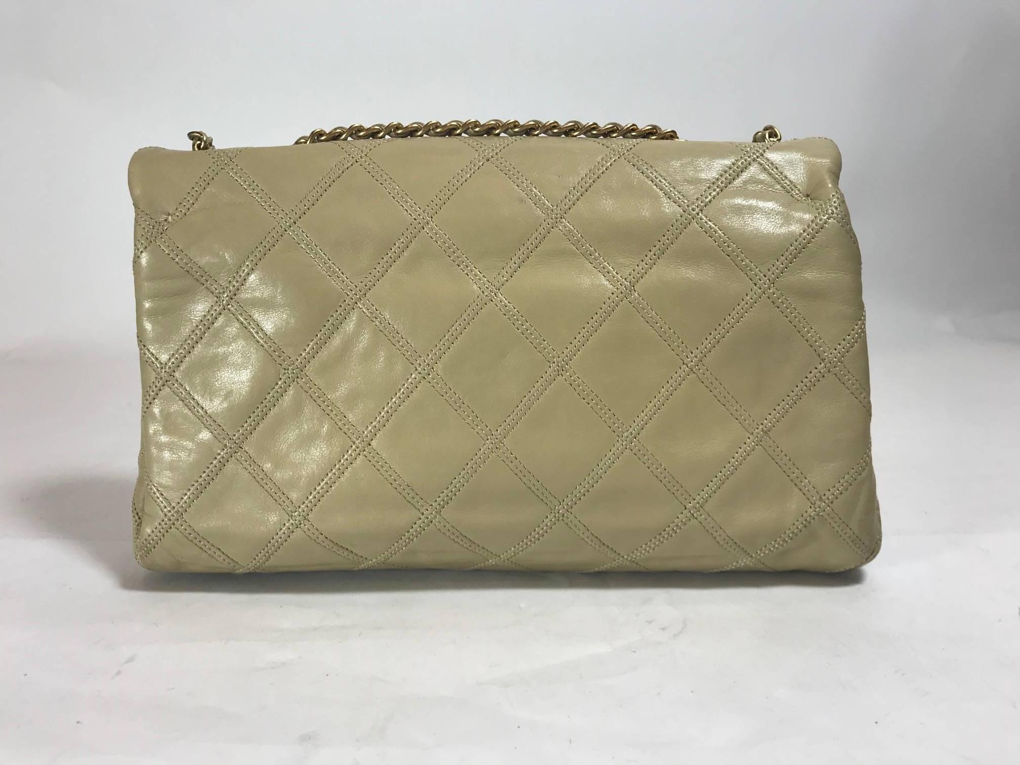 Brown Chanel Thin City Front Flap Bag For Sale