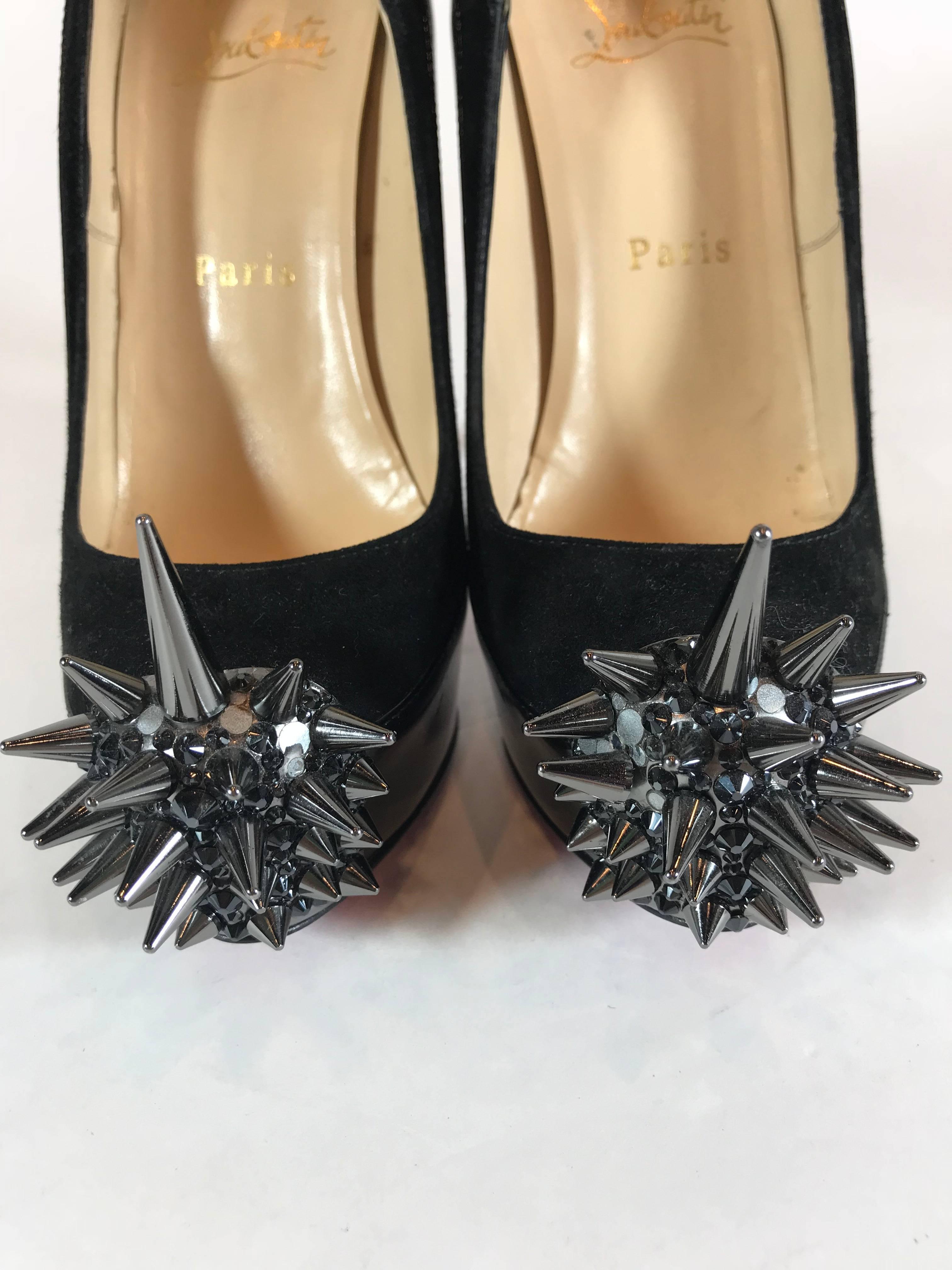 Women's or Men's Christian Louboutin Asteroid Spike-Toe Pump For Sale