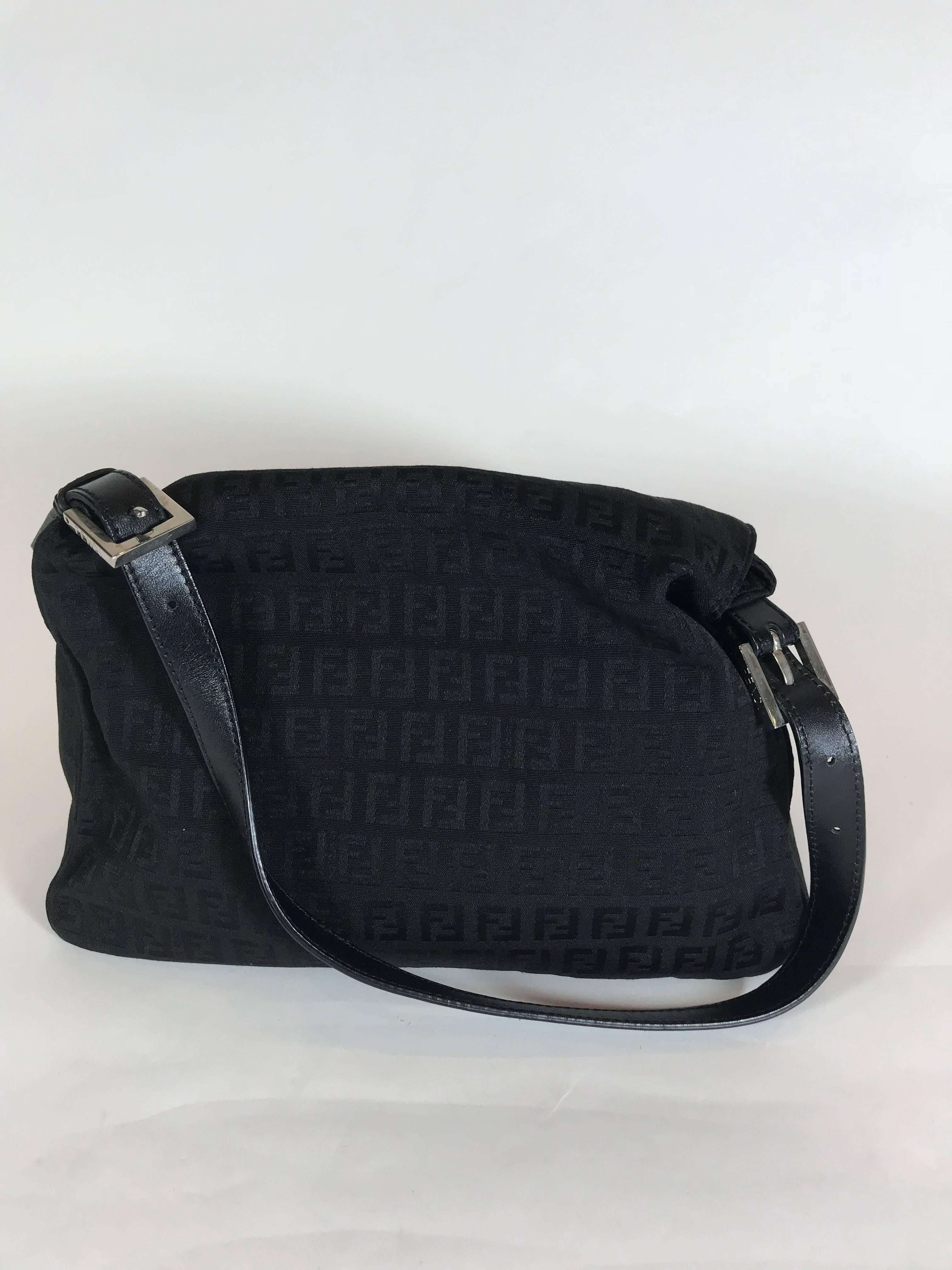 Black Fendi Zucchino Mama Forever For Sale