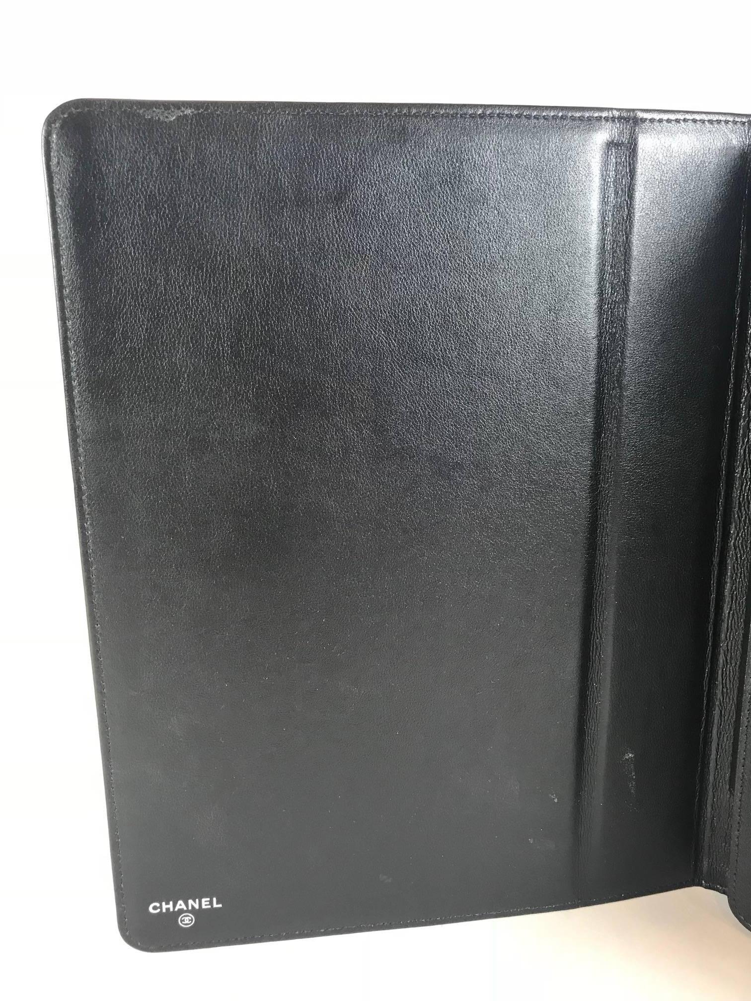Chanel Black Ipad Case Holder 2