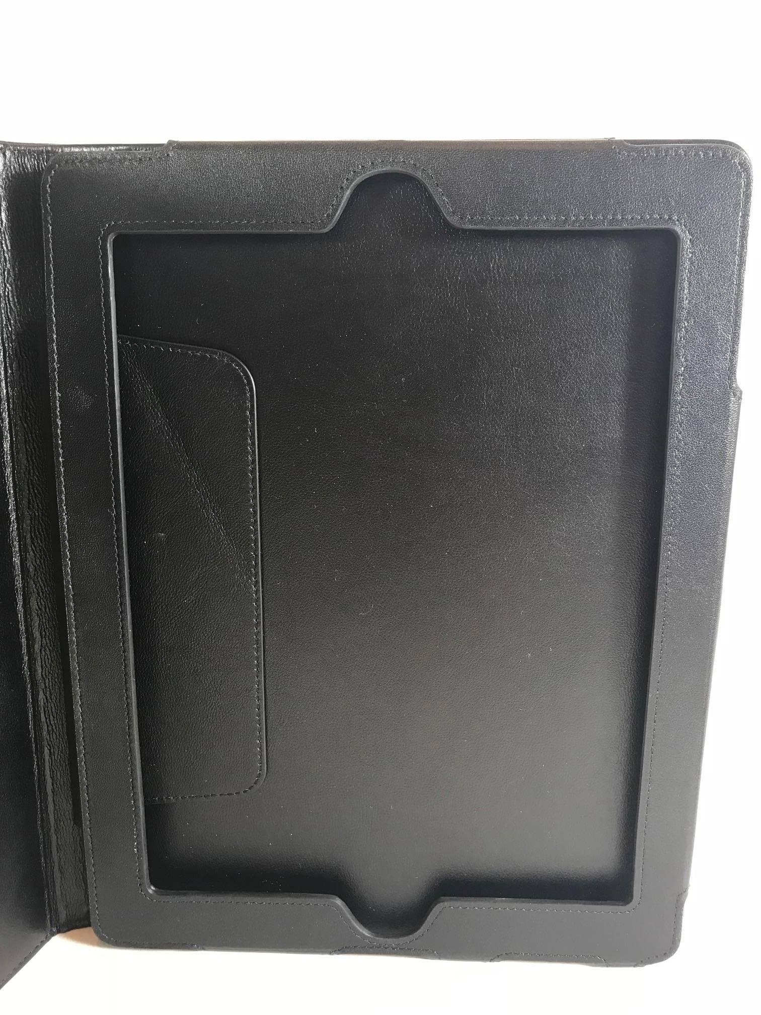 Chanel Black Ipad Case Holder 3