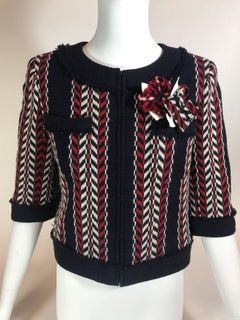 Chanel Cropped Wool Jacket