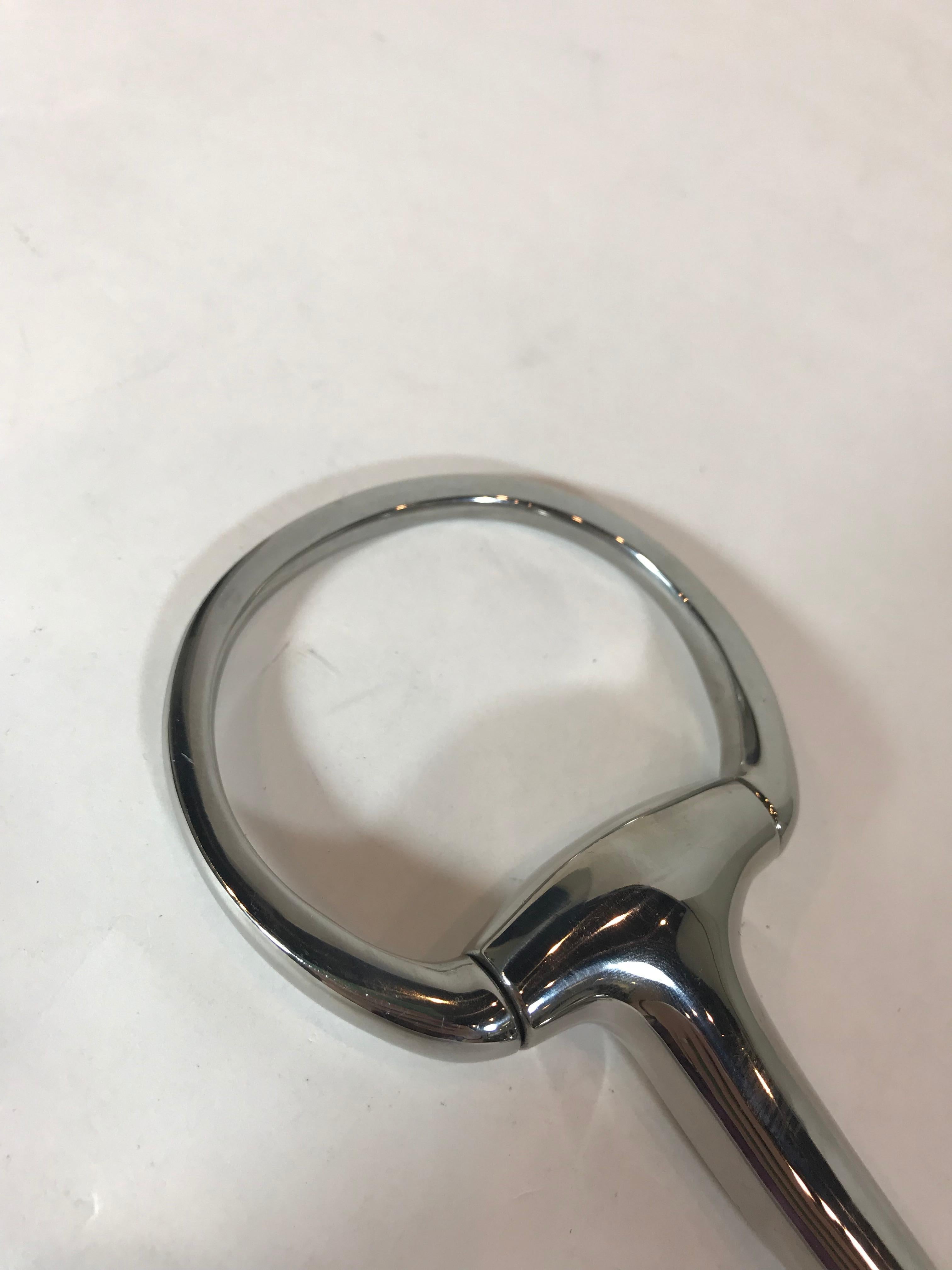 Hermès Eggbutt Horsebit Buckle For Sale 2